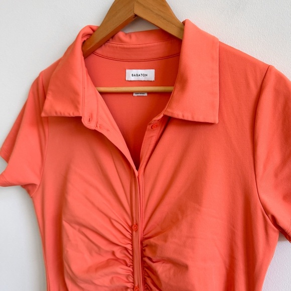 BABATON • Greenpoint Contour Dress in Citrine Orange - Picture 6 of 14